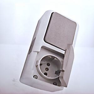 INTRERUPATOR + PRIZA EXTERIOR CU CAPAC  KE2110