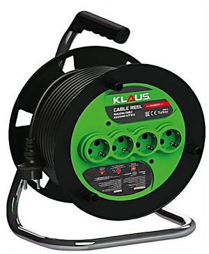 ROLĂ CABLU EXTENSIBIL CU 4 PRIZE 20M, 3x2,5mm2 KE30320